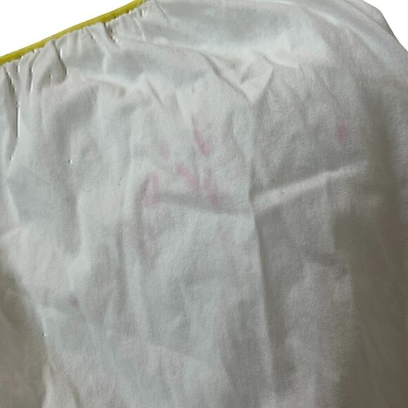 Staud Womens Dress 2 White Demi Maxi Puff Sleeve Button Tiered Zipped Pockets - Picture 7 of 16